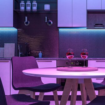 SmartLife LED-strip - RGB - miljoenen kleuren / Wit / Warm Wit - 5 meter - Zeer veel gebruiksmogelijkheden.