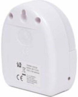 2-in-1 Nachtlampje / Noodverlichting met sensor - Nood- en zaklampfunctie - Batterijgevoed - Compact formaat - Helder wit licht licht