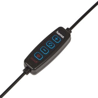 Ringlamp met statief - Compact - Draagbaar -  128 led&#039;s - Instelbare kleurtemperatuur en helderheid