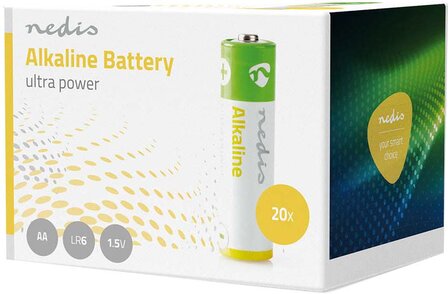 Alkaline-Batterij AA - 20 stuks - hoogwaardige kwaliteit.
