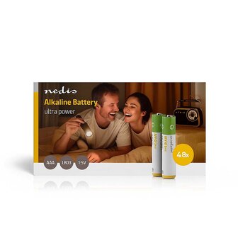 Alkaline-Batterij AAA - 48 stuks - hoogwaardige kwaliteit.