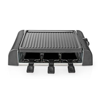 Gourmet / Raclette Grill | 6 Personen | Spatel | Temperatuurinstelling | Anti-aanbak laag