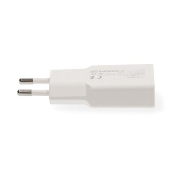 Oplader 30 W | GaN | PD3.0 30W | Snellaad functie | 1.5 / 2.0 / 2.5 / 3.0 A | Outputs: 2 | USB-A / USB-C&trade; | USB-C&trade; (Los) Kabel | 1.50 m | Automatische Voltage Selectie | Wit