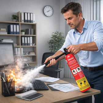 Brandblusser 750ml - Schuim - Effectieve brandbeveiliging in een compact formaat - Geschikt voor kleine branden