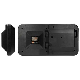 Dementieklok / grote analoge wandklok met tijd dag en datum - Ook ideaal voor slechtzienden