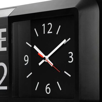 Dementieklok / grote analoge wandklok met tijd dag en datum - Ook ideaal voor slechtzienden