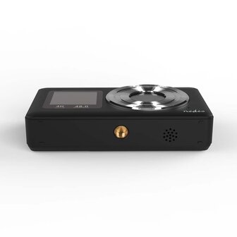 Digitale Ultra HD Foto / Video camera - Dubbel scherm - 48 MPixel - 4K@30fps - 5 MPixel CMOS - Zwart