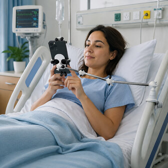 Universele Full Motion Smartphone, iPad/Tablet Houder. Geschikt voor apparaten van 4&rdquo; tot 12&rdquo; (10 - 30,5 cm) 