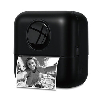 Printer - Afdrukken zonder inkt - Wit / Zwart - Bluetooth&reg; - 200 dpi - Etiketten / Foto's - Mobiele fotografie