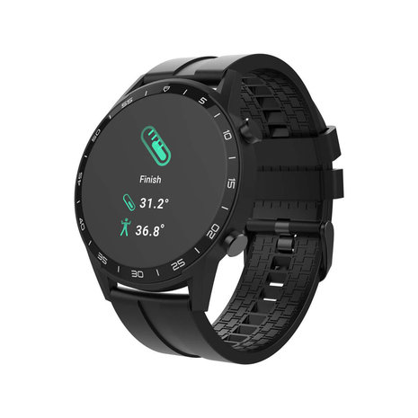 Mooi vormgegeven Smart Gezondheids Horloge + App met zeer veel mogelijkheden.