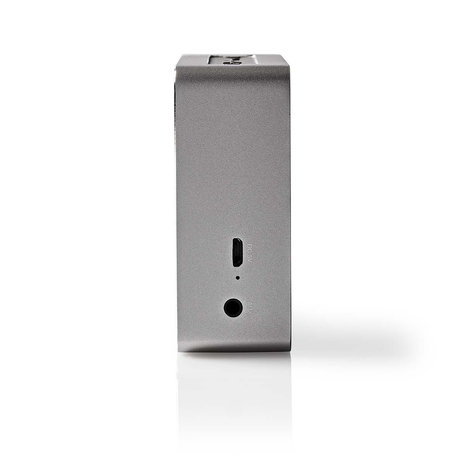 Bluetooth®-Speaker Batterij speelduur: Tot 4 Uur - Handheld Ontwerp - 15 W - Stereo - Ingebouwde microfoon - Grijs