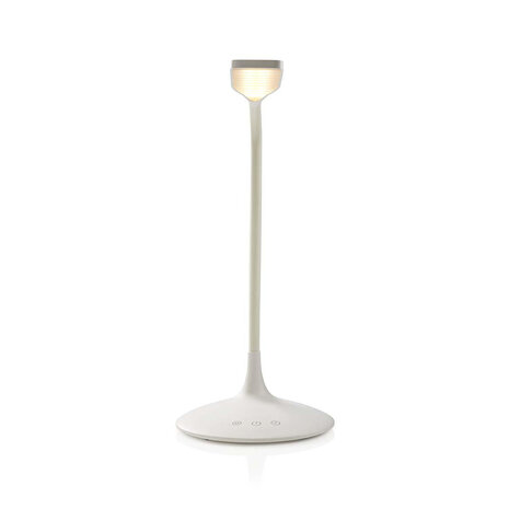 LED-Bureaulamp - Tafellamp - Dimbaar - 250 lm - Oplaadbaar - Aanraakfunctie - Wit