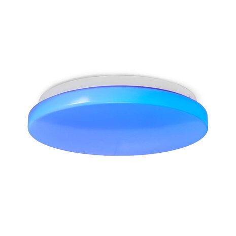 SmartLife Plafondlamp Wi-Fi - RGB / Warm tot koel wit - Rond - Diameter: 250 mm - 1820 lm - 3000 - 6500 K - IP20 - Android™ / IOS