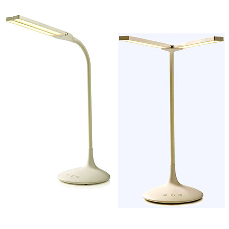 LED-Tafellamp - Bureaulamp - Oplaadbaar - Dimbaar -  Aanraakbediening - 3 lichtstanden - Superzuinig - 280 lm