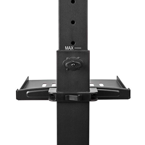 TV Vloerstandaard - Verrijdbaar - 32-55 " - Max. TV gewicht: 35 kg - Premium Kolomontwerp- Aanpasbare vooraf ingestelde hoogtes - Snap-lock 