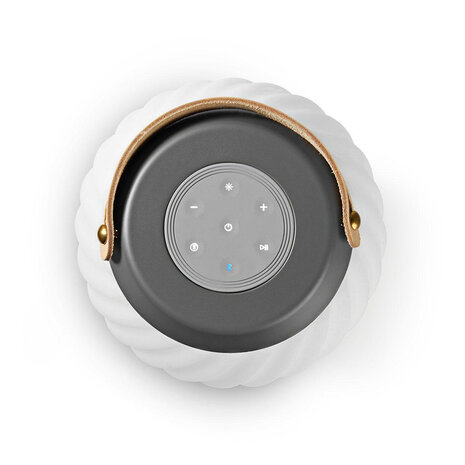 Bluetooth® Speaker met Sfeerverlichting | 6 uur | Sfeerontwerp | 60 W | Mono | RGB / Warm Wit | IPX5 | Koppelbaar | Grijs / Wit