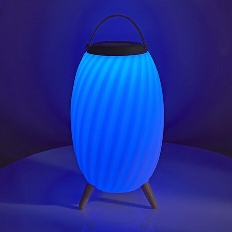 Bluetooth® Speaker met Sfeerverlichting | 6 uur | Sfeerontwerp | 60 W | Mono | RGB / Warm Wit | IPX5 | Koppelbaar | Grijs / Wit