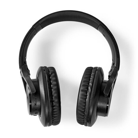 Draadloze Over-ear Koptelefoon | Maximale batterijduur: 7 uur | Ingebouwde microfoon | Drukbediening | Ondersteuning voor spraakbesturing | Volumebediening | Zwart