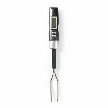 Vleesthermometer | Temperatuurinstelling | LCD-Scherm | 0 - 110 °C | Zilver / Zwart