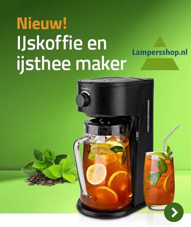 IJskoffie & ijsthee Maker - Filter Koffie - 2.5 liter - 6 Kopjes - Zwart - SPECIALE AANBIEDINGSPRIJS!