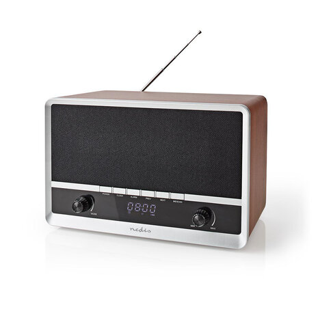 Radio - AM / FM - met Bluetooth® - Oplaadbaar / USB Gevoed - Digitaal - Scherm grootte: 1.6 "  - Wekker