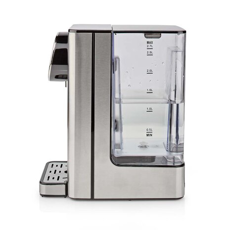 Heet Water Dispenser - 2600 W - 2,7 liter - Aluminium / Zwart