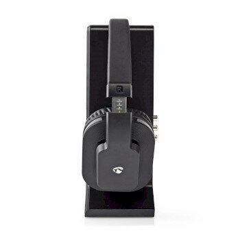 Draadloze TV-Koptelefoon | RF | Over-Ear | Maximale batterijduur: 8 uur | 25 m | Digitale Audio | Laadstation | Zwart