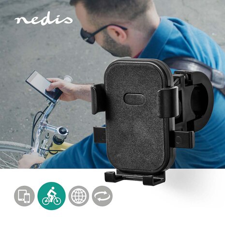 Smartphonehouder Fiets - Scooter - Voorkom een boete van €.140,00 - Ideaal voor fietsen en scooters