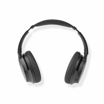 Draadloze Over-ear Koptelefoon | Maximale batterijduur: 24 uur | Ingebouwde microfoon | Drukbediening | Ruisonderdrukking | Volumebediening | Inclusief reiskoffer | Zwart