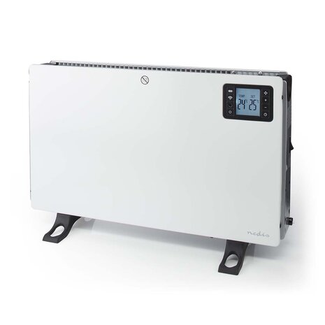 SmartLife Convectorkachel Wi-Fi - 3 Warmte Standen - LCD Display - 5 - 37 °C - Instelbare thermostaat - Wit