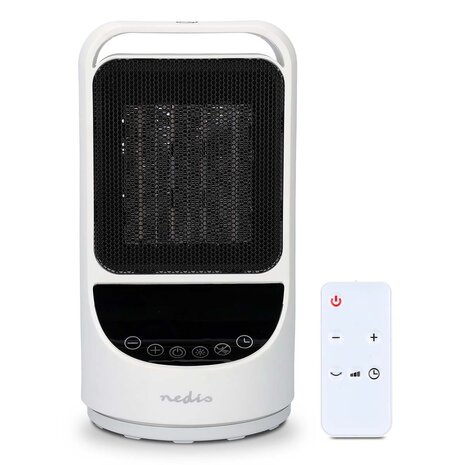 SmartLife keramische PTC-ventilatorkachel Wi-Fi - 1500 W - 2 Warmte Standen - Zwenkfunctie - Display - 10 - 49 °C - Android™ / IOS