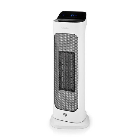 SmartLife keramische PTC-ventilatorkachel Wi-Fi - 2000 W | 2 Warmte Standen - Zwenkfunctie - Display - 10 - 49 °C - Android™ / IOS | Wit