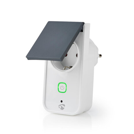 SmartLife Smart Stekker - Wi-Fi - IP44 - Energiemeter - 3680 W - Randaarde stekker / Type F (CEE 7/7) - 30 - 40 °C - Android™ / IOS