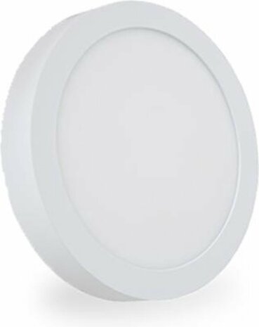 Plafonnière - LED - Rond Ø22 cm - 18W / 1200 Lumen - Wit