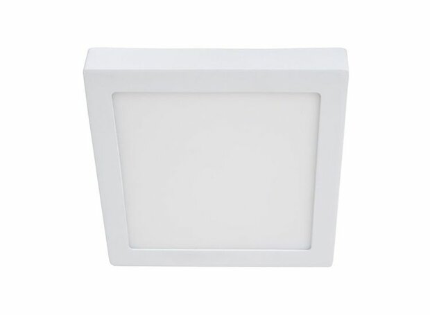 Plafonnière - LED - Vierkant 22 x 22 cm - 18W / 1200 Lumen - Wit
