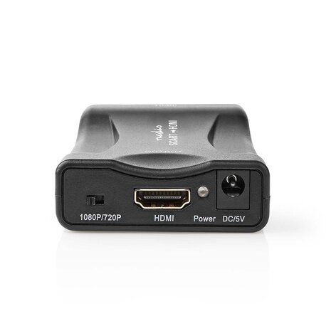 HDMI™-omvormer Scart Female - HDMI™ Output - 1-weg - 1080p - 1.2 Gbps - ABS