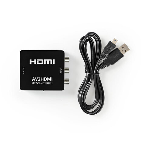 HDMI™-Converter 3x RCA Female | HDMI™ Output | 1-weg | 1080p | 1.65 Gbps | ABS