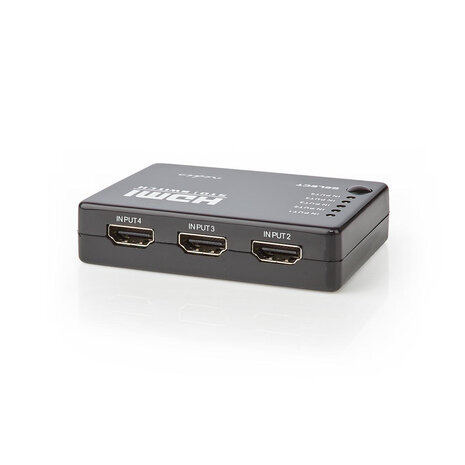 HDMI™-Switch 5-Poorts poort(en) | 5x HDMI™ Input | 1x HDMI™ Output | 1080p | 3.4 Gbps | ABS