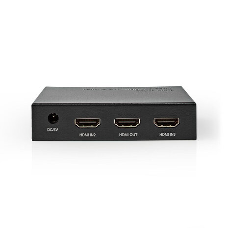 HDMI™-Switch 3 poort(en) | 1x USB-C™ / 2x HDMI™ Input | 1x HDMI™ Output | 4K@60Hz | 18.0 Gbps | Metaal | Antraciet