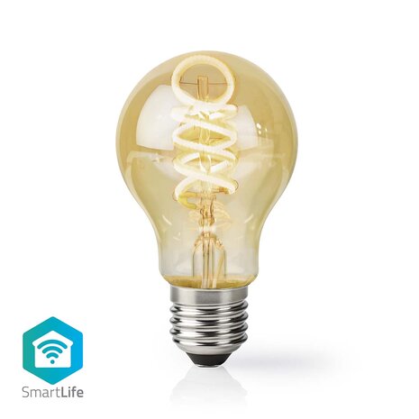 SmartLife LED Filamentlamp Wi-Fi | E27 | 360 lm | 4.9 W | Warm tot Koel Wit | 1800 - 6500 K | Glas | Android™ / IOS | Peer | 1 Stuks