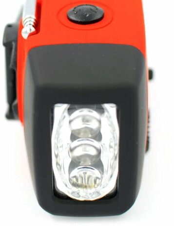 Multifunctionele Radio / Noodradio - AM/FM op Zonne energie / Handslinger / Batterij + zaklamp + powerbank