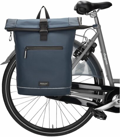 Superhandige waterproof Beagles Originals 2-in-1 Rugzak & Fietstas - Blauw