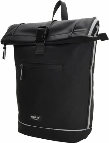 Superhandige waterproof Beagles Originals 2-in-1 Rugzak & Fietstas - Zwart