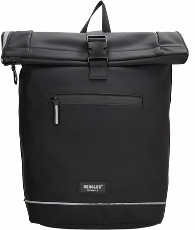 Superhandige waterproof Beagles Originals 2-in-1 Rugzak & Fietstas - Zwart