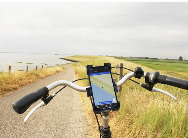 Universele smartphonehouder voor op de fiets