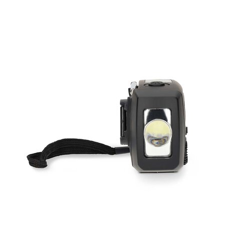 Multifunctionele Radio / Noodradio - AM/FM op Zonne energie / Handslinger / Batterij + zaklamp + powerbank