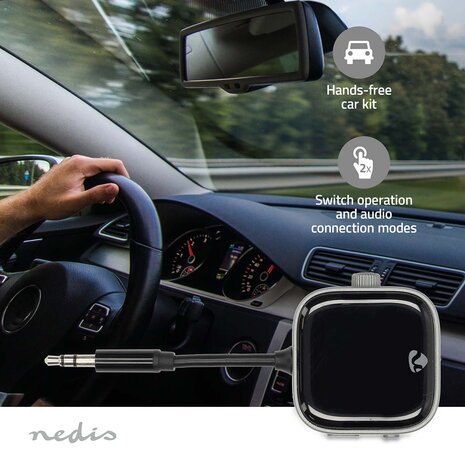 Bluetooth® Zender / Ontvanger - Dubbele koppeling - je kunt twee apparaten tegelijk verbinden - Handsfree bellen - Extreem lange levensduur van de batterij