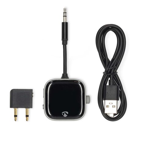Bluetooth® Zender / Ontvanger - Dubbele koppeling - je kunt twee apparaten tegelijk verbinden - Handsfree bellen - Extreem lange levensduur van de batterij