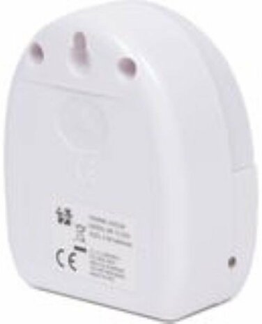 2-in-1 Nachtlampje / Noodverlichting met sensor - Nood- en zaklampfunctie - Batterijgevoed - Compact formaat - Helder wit licht licht