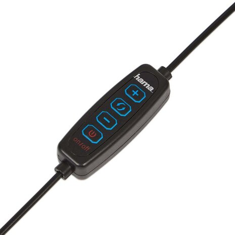 Ringlamp met statief - Compact - Draagbaar -  128 led's - Instelbare kleurtemperatuur en helderheid